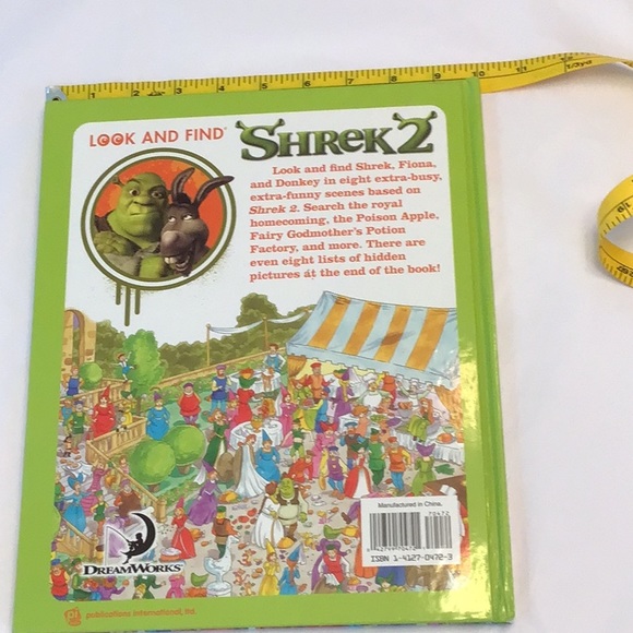 Shrek 2 Look and Find large hardcover excellent - Picture 3 of 12